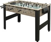 Cougar Spin Kick Voetbaltafel – Eiken/Zwart – Stevige Tafelvoetbaltafel met Scoretellers, Verchroomde Stangen & Balteruggave – Geschikt voor 2 tot 4 spelers