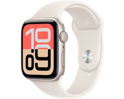Apple Watch SE 3 - Wifi - 44mm - Starlight Aluminium Case with Starlight Sport Band - M/L