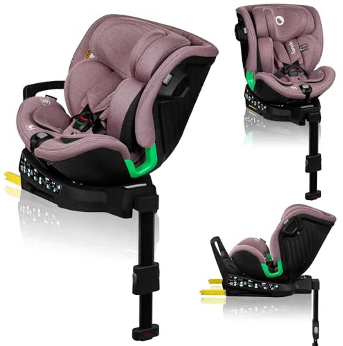 Image of 360° Draaibare Autostoel Groep 0/1/2/3 – i-Size R129 – comfortabel en veilig voor kinderen (40-150 cm)