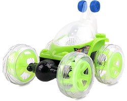 Off-Road RC Auto - speelgoed afstandsbediening auto - 360° Draaien - LED Verlichting - Stuntauto - Draadloze Afstandsbediening - Cool Design - Oplaadbare Accu - Voor Jongens & Meisjes - Groen