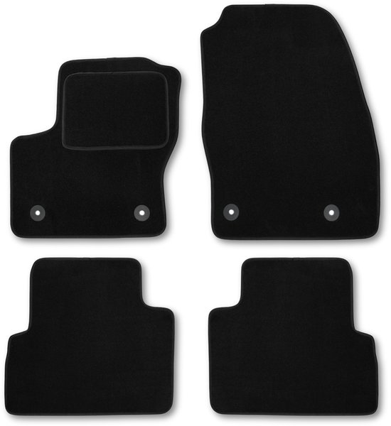 4 stuks automatten, voor Ford C Max 2015-2020 antislip