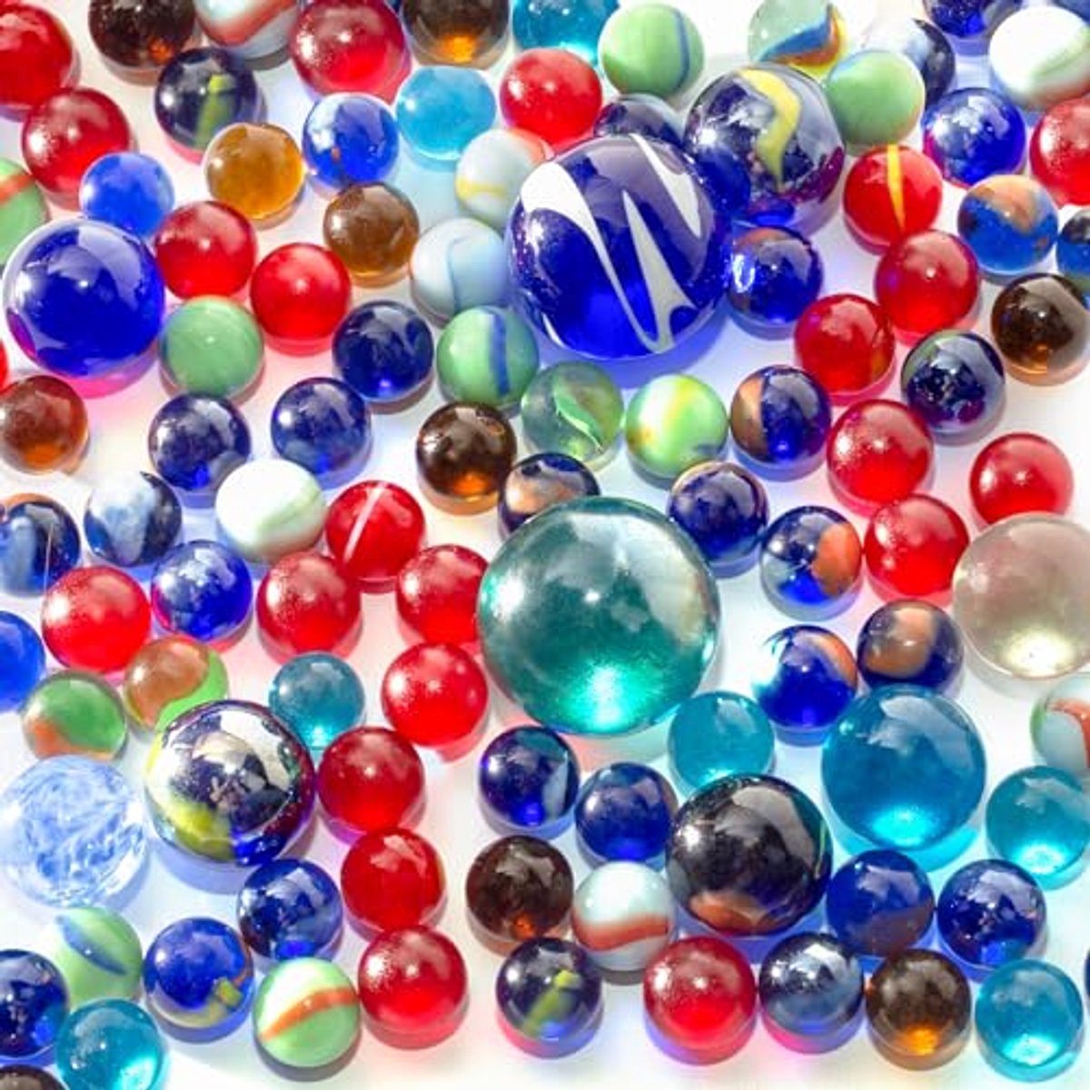 Kleurrijke Glazen Knikkers - 680g Speelgoed voor Kinderen en Decoratie