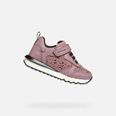 GEOX FASTICS MEISJES Sneakers - DONKERROZE