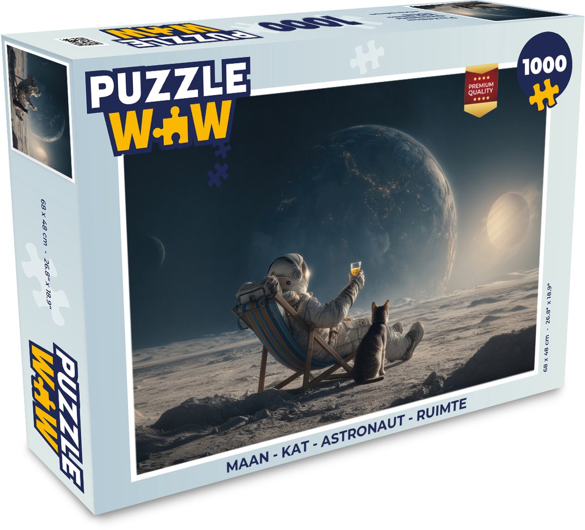Maan - Kat - Astronaut - Ruimte