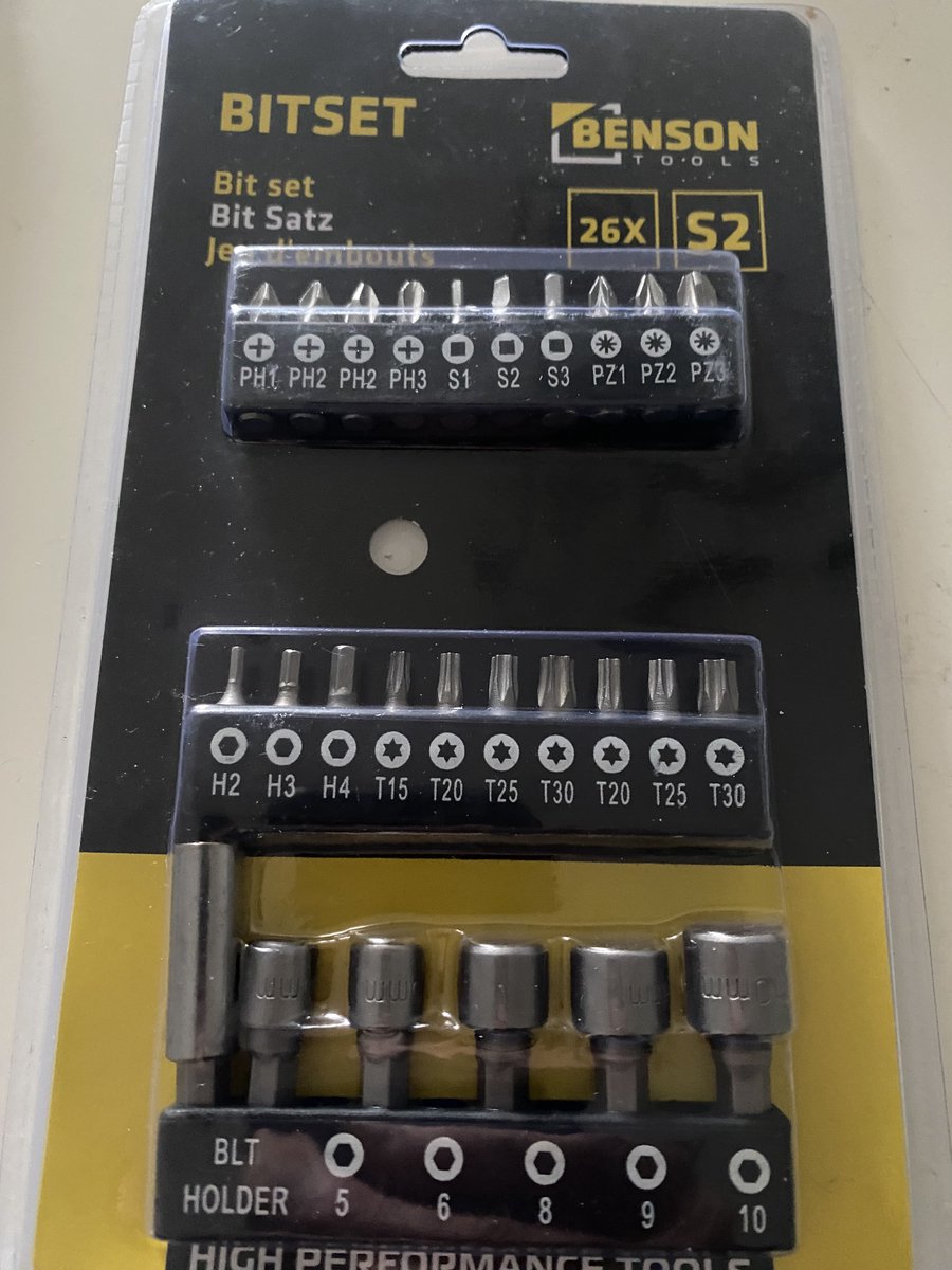 Benson Bitset 26-delig