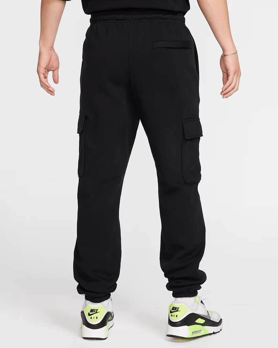 NIKE nk club bb cargo pant Sport pantalon heren Zwart