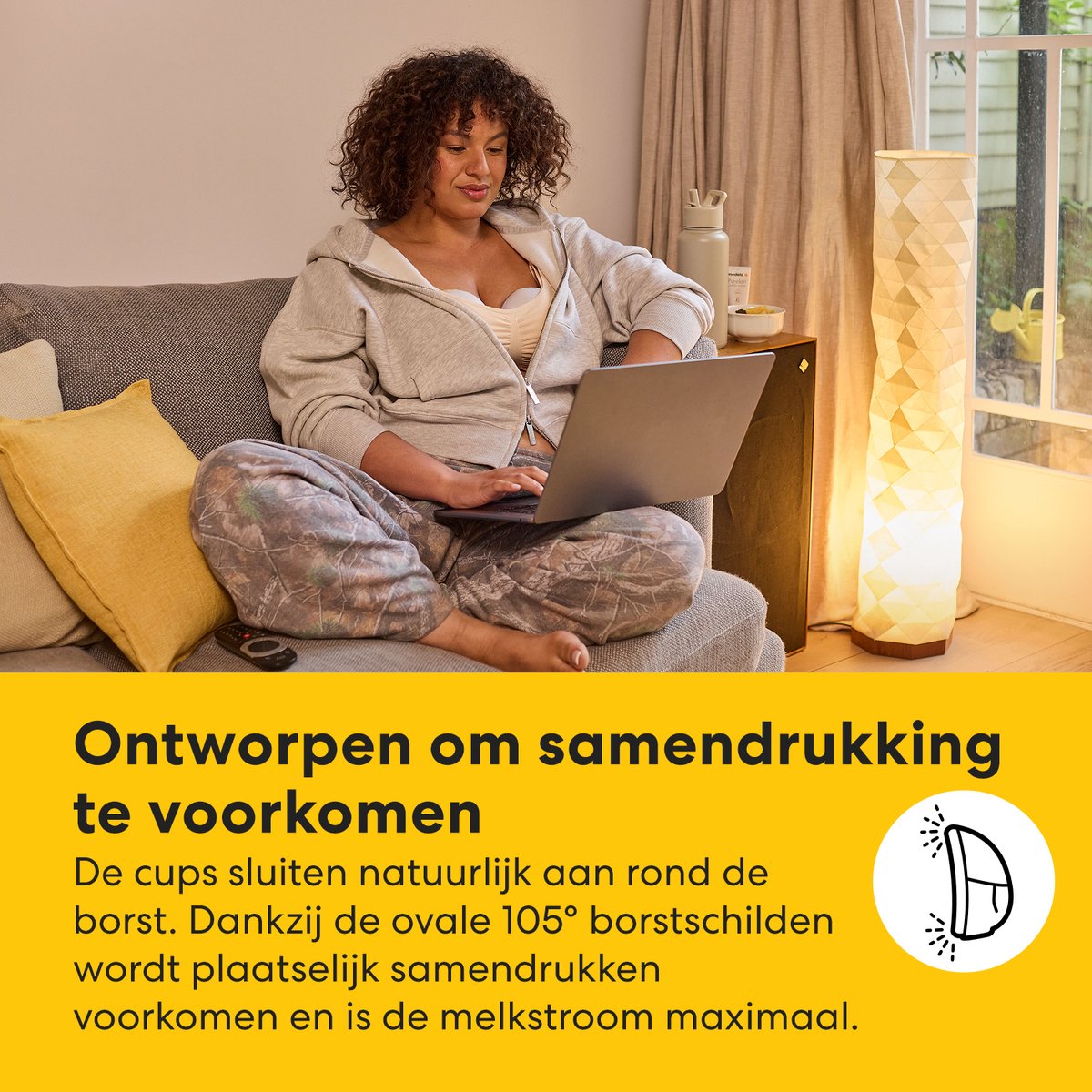 Medela Motion InBra Handsfree Draagbare Dubbele Elektrische Borstkolf thumbnail 6