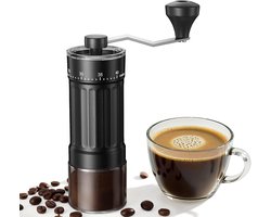 Mini handmatige koffiemolen met 40 instelbare instellingen voor een perfecte maling