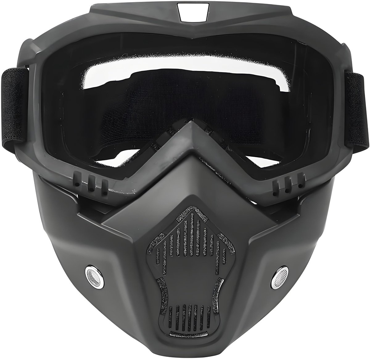 Riding Glasses, Motorcycle Goggles with Removable Mask Outdoor Driving Cycling Protection Glasses Accessory (Transparent)