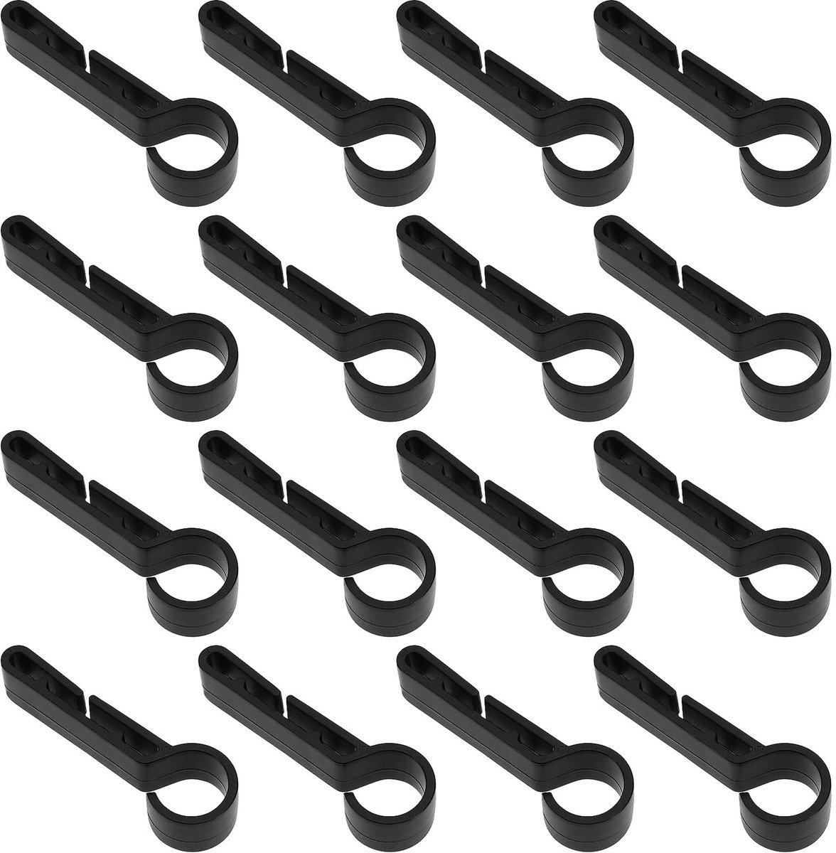30PCS Helmet Clip for Headlights Headlight Mount Hooks for Narrow Edge Helmet Various Headlight for Construction Camping Fishing Cycling Hiking