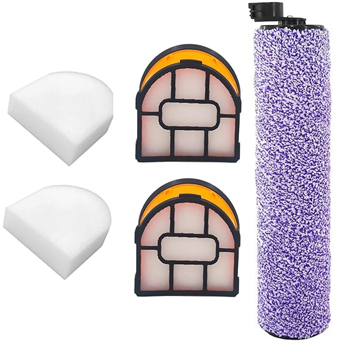 Vervangende - Geschikt voor Shark WD101 AW302 WD201 WD161 WD261 AW261Hydrovac XL 3-in-1 vacuum cleaner - borstels en filtersset - vergelijk onderdeel - 5 STUKS