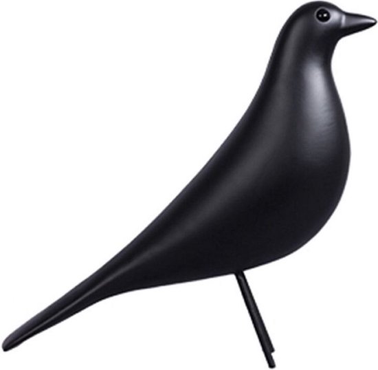 Icon Oiseau Maison - Design Nordique - Vogel Noir - Décoration