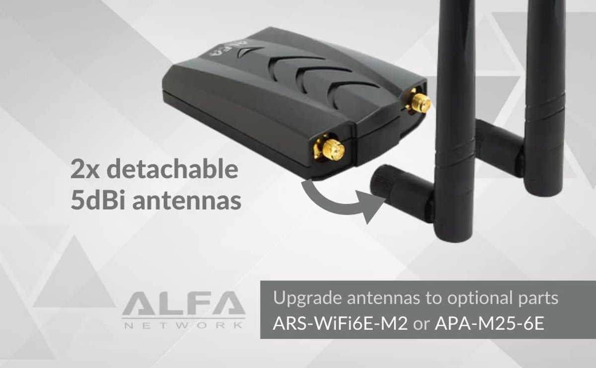 USB Adapter 802.11ac 1200Mbps met Dualband