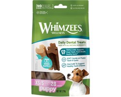 Whimzees Week Bag Puppy Kauwsnack XS - S 28 stuks