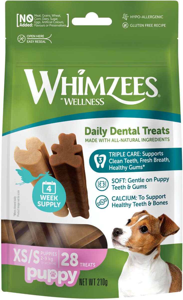 Whimzees Puppy XS/S - Kauwsnacks - Hond - 28st