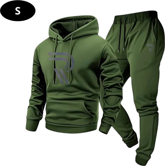 Generisch Y2K Joggingpak voor heren, schuimprint, sweatshirt, 2-delig huispak, winter, hiphop, streetwear, stijl, tracksuit set met hoodie en broek, modieus, los trainingspak voor mannen