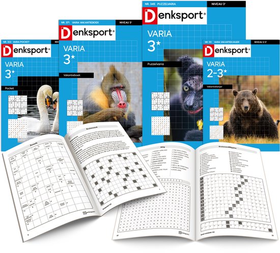 Denksport Varia puzzelboek pakket nr. 12