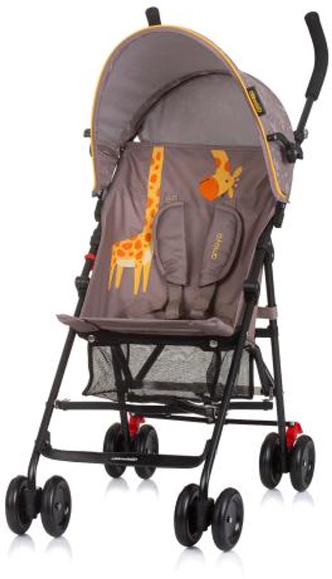 Chipolino®Giraffe Compacte Buggy – Lichtgewicht Kinderwagen voor Onderweg – Veilig & Comfortabel – Tot 15 kg