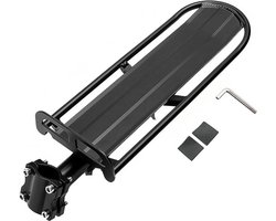 Bagagedrager verbreder - Fiets bagagedrager - Achterdrager verbreding - Fietsaccessoires - Extra breed - Transportrek - Fietstassen - Boodschappen - Vakantie - E-bike