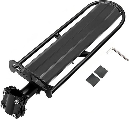 Bagagedrager verbreder - Fiets bagagedrager - Achterdrager verbreding - Fietsaccessoires - Extra breed - Transportrek - Fietstassen - Boodschappen - Vakantie - E-bike