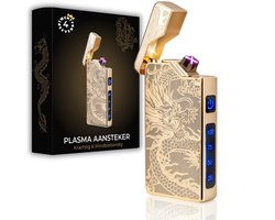 Twenty4seven® Dragon Plasma Aansteker - Elektrische Vuurwerk & BBQ Lighter - Oplaadbaar & Elektrisch - Zakformaat, USB & Windproof
