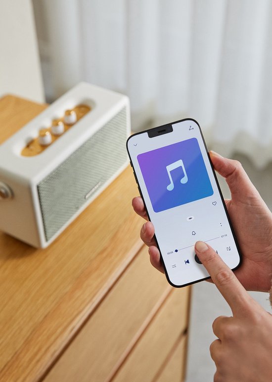 CREATE - Draagbare luidspreker met Bluetooth, USB en AUX, Klein - SPEAKER RETRO van CREATE — afbeelding 5