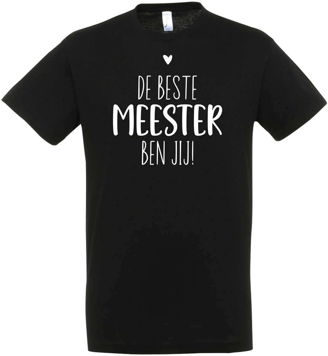 De Beste Meester Ben Jij! T-shirt - Heren T-shirt - Zwart - Meesterdag - Juffendag - Meesterdag Cadeau - Supermeester - De beste meester - Meester T-shirt - Meester bedankje - Maat XXL