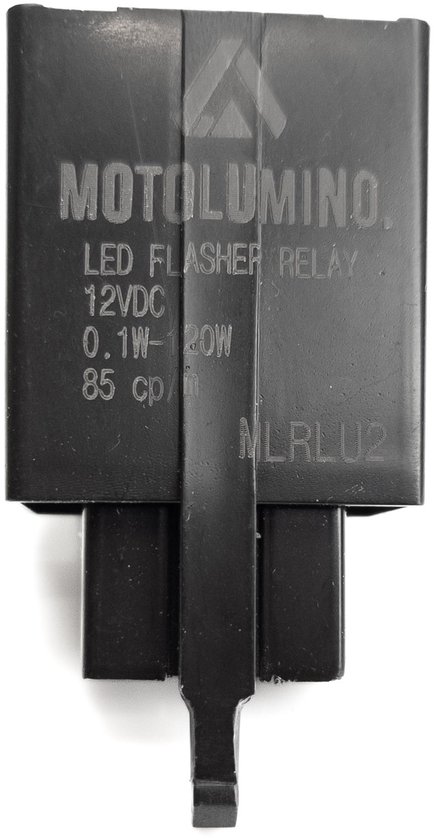 LED-knipperrelais Aluminium Behuizing - 2-pins Laag