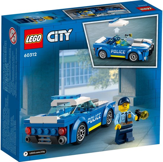LEGO City 60312 La Voiture de Police pour Enfants +5 Ans