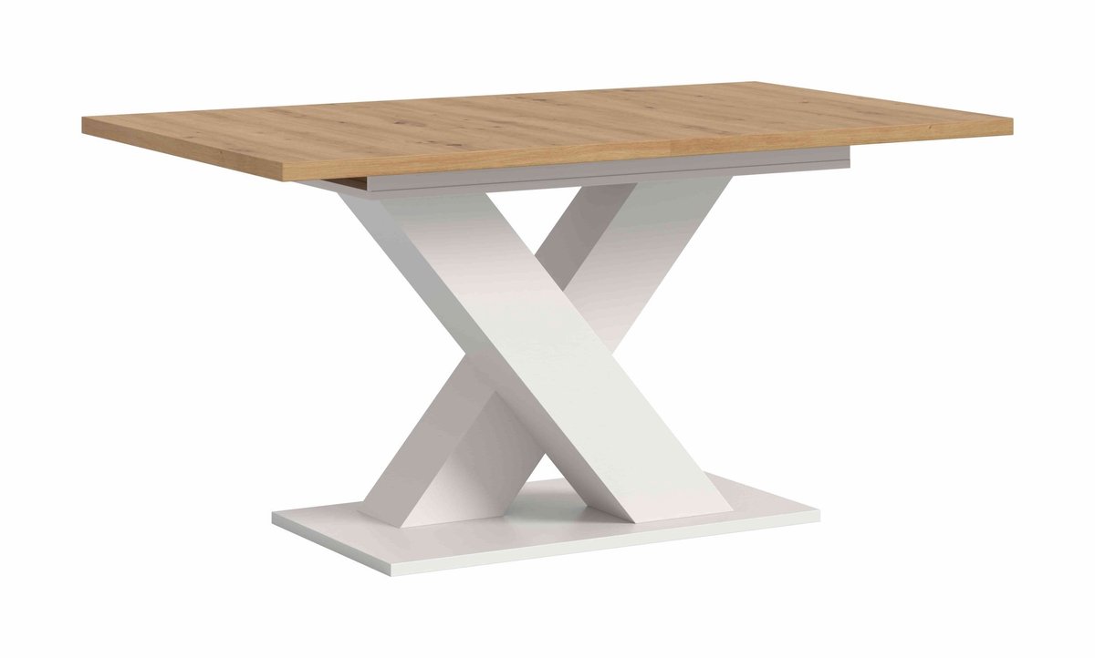 Motion uitschuifbare eettafel Artisan NB wit NB - 90x150x76cm