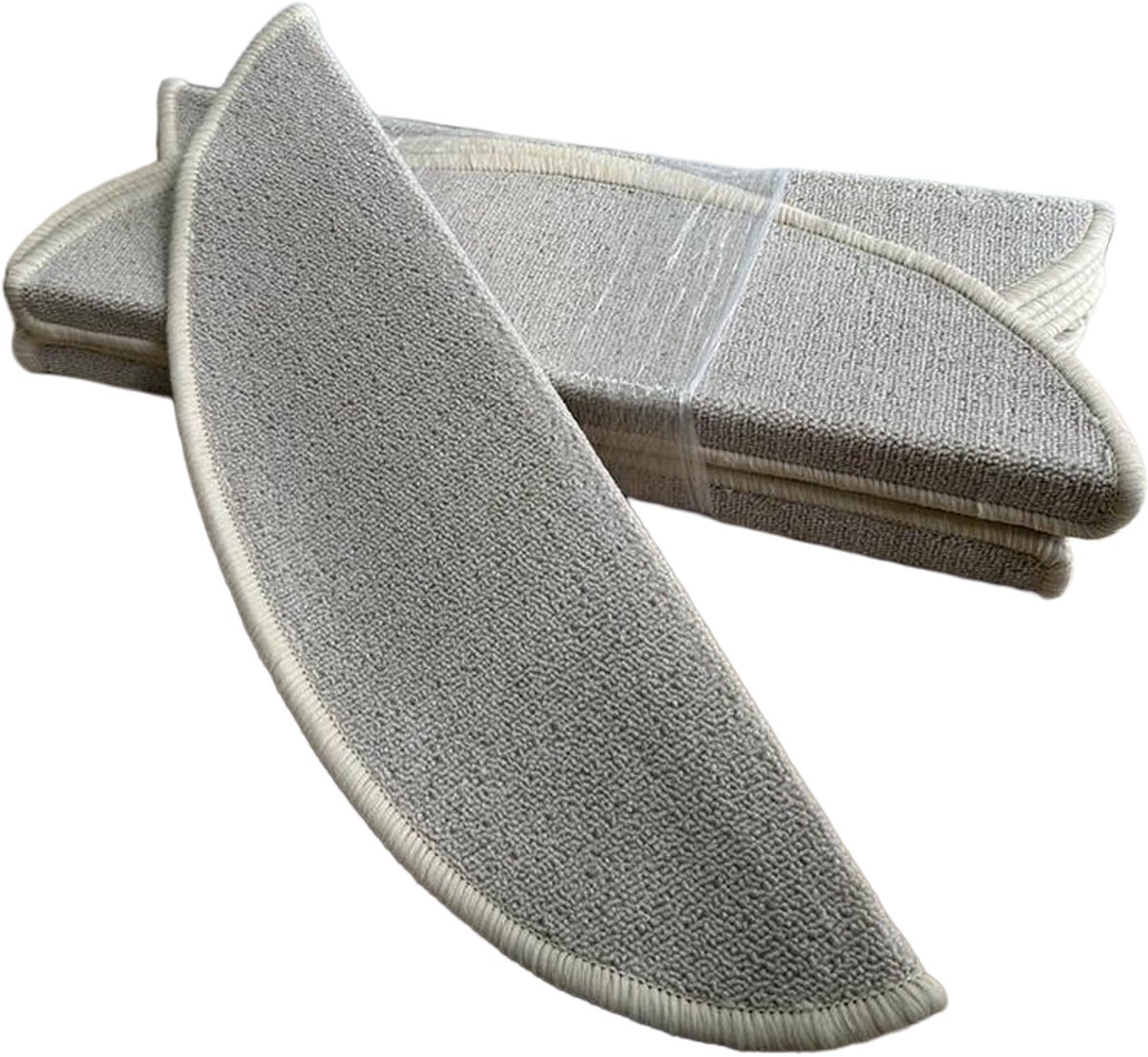 Halve Maantjes voor Trap - Crème - 15 Stuks - 56x17cm - Trapmatten - Trapmatten set