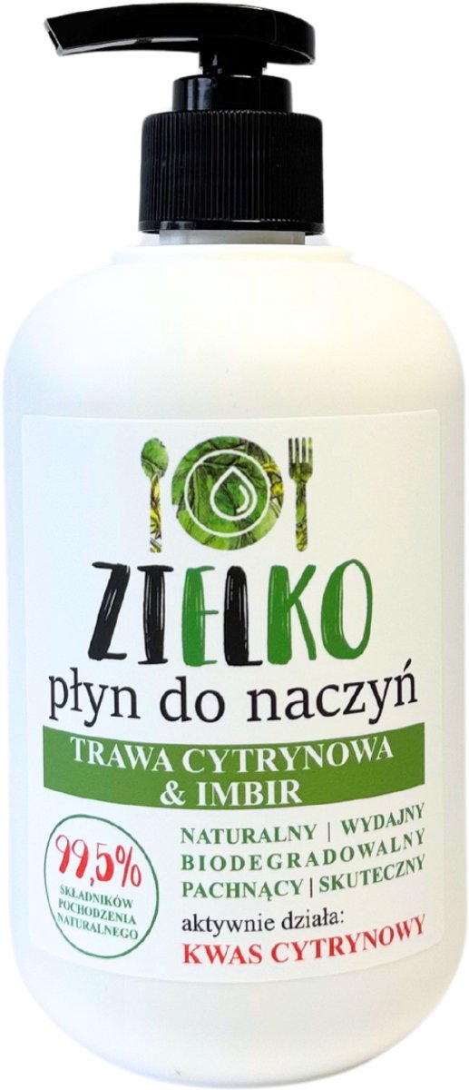 ZIELKO Afwasmiddel Citroengras – 500 ml – Ecologisch