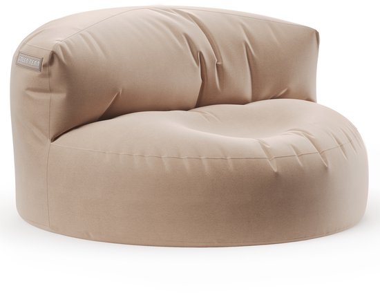 Pouf Green Bean® avec Rembourrage - Canapé Design pouf 90 x 50 cm avec dossier ergonomique et housse lavable - Convient pour une utilisation intérieure et extérieure en kaki