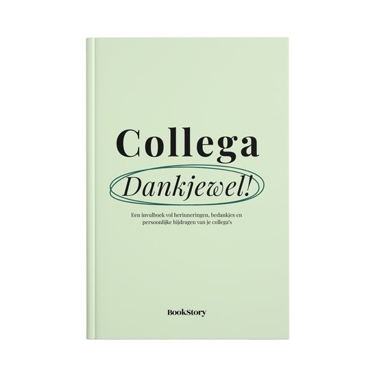 Collega dankjewel! - cover