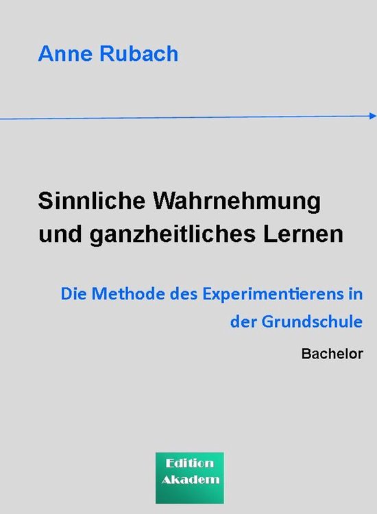 Sinnliche Wahrnehmung und ganzheitliches Lernen - cover