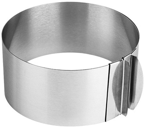 Adjustable Stainless Steel Cake Ring, 6 to 12 Inch Baking Sparkling for ...