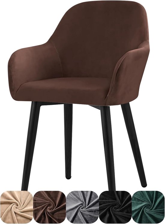 AIMENJOY Stoelhoezen met armleuningen, gebogen, stretch