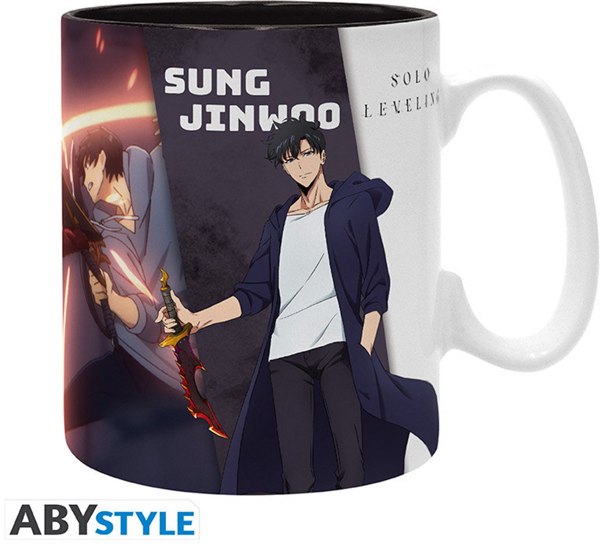 Solo Leveling Jinwoo & Igris Unisex Kop - meerkleurig - Standard