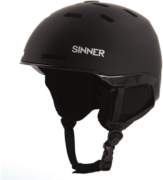 SINNER - KAISER Unisex Skihelm - MATTE BLACK - Maat L