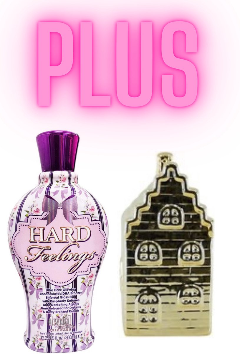 Devoted Creations Hard Feelings 360 ml PLUS Gouden Spaarpot Huis 13 cm !
