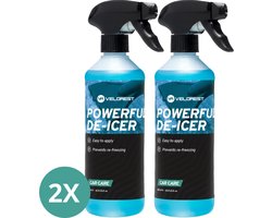 Velorest De-Icer Auto - Ruitenontdooier Spray - Antivries Spray - Ontdooispray - 500ml 2-pack