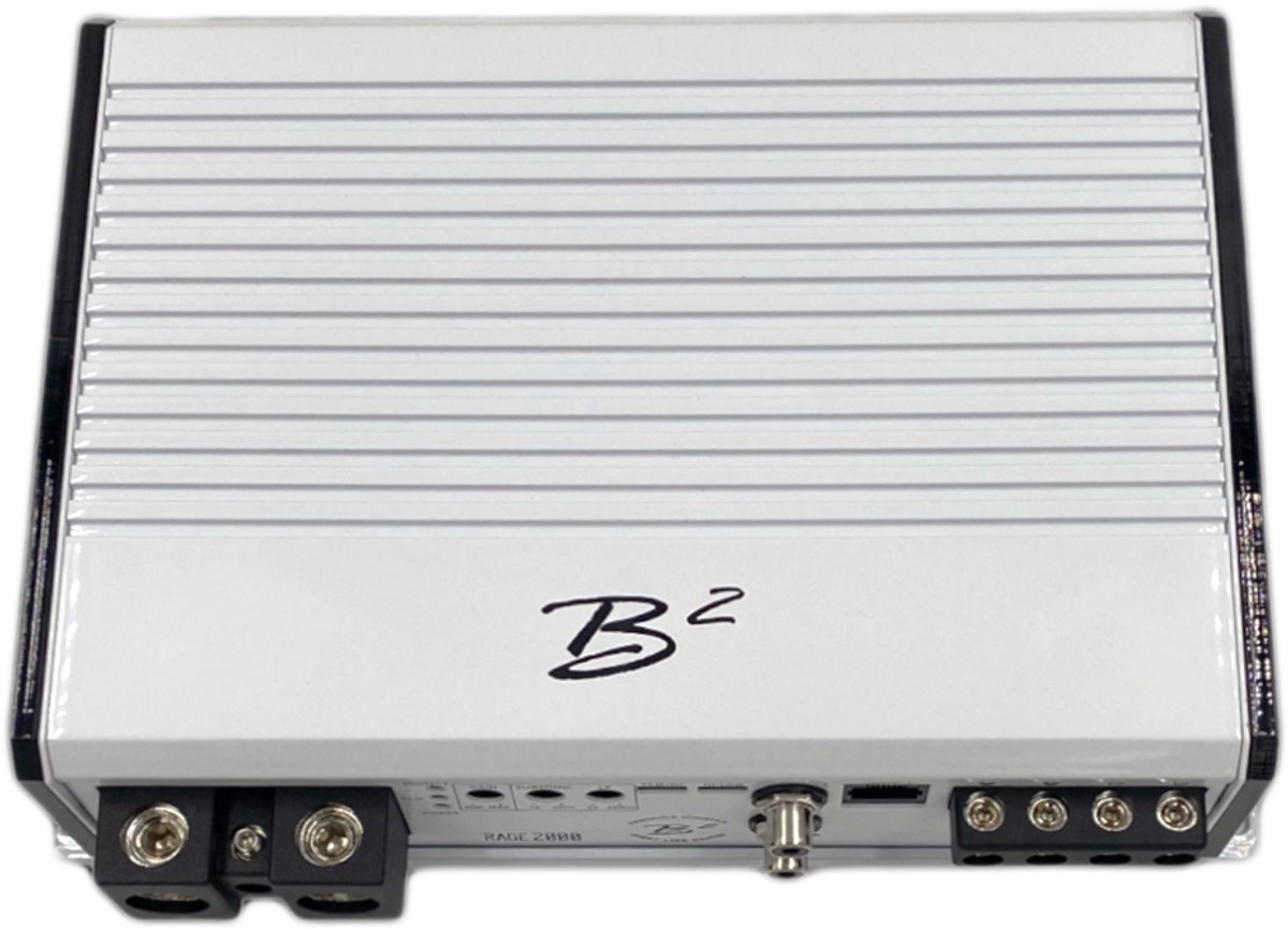 B2 Audio RAGE 2000 Monoblok versterker 2000W RMS / Auto versterker incl remote