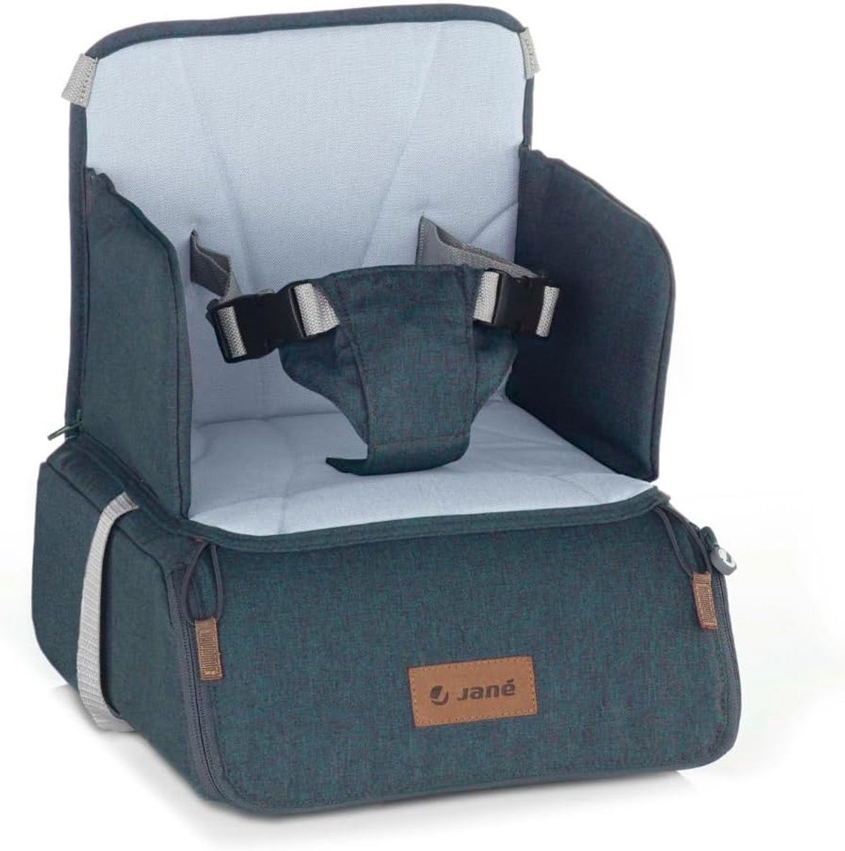 Duurzame Stoelverhoger voor Baby's - Gevoerd Reisstoeltje met Groot Binnenvak, Blauw