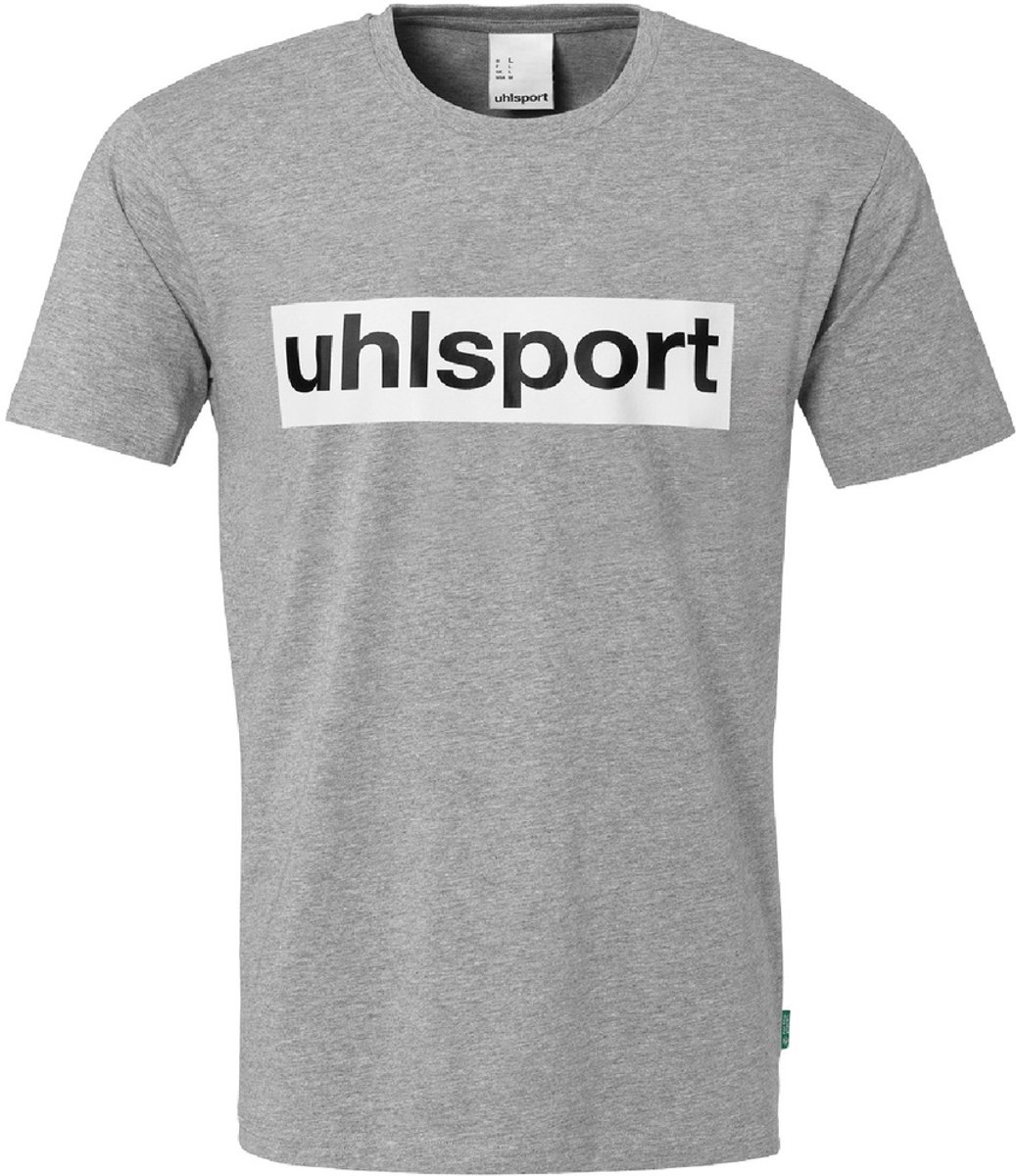 Uhlsport Kinder Sportshirt Essential Promo T-Shirt 1005320 Dark Grau Melange-164