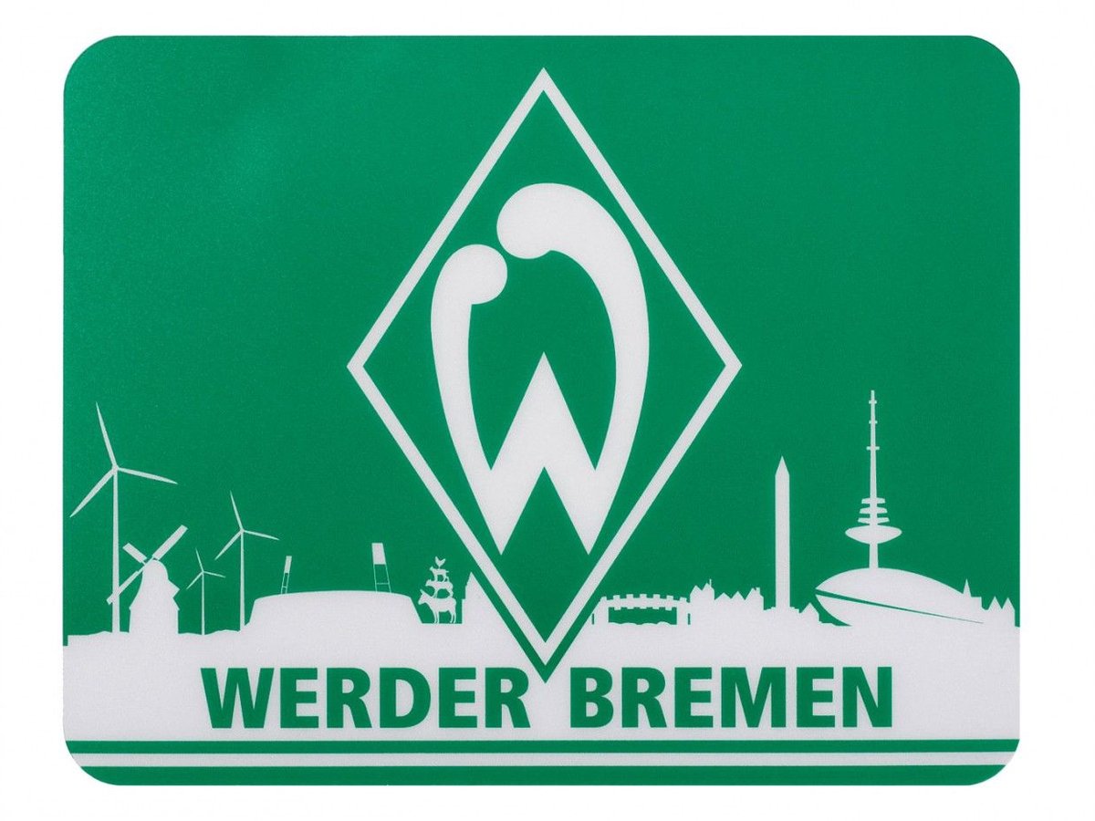 Muismat Skyline 23 x 18 x 1,5 cm (L x B x H) SV Werder Bremen