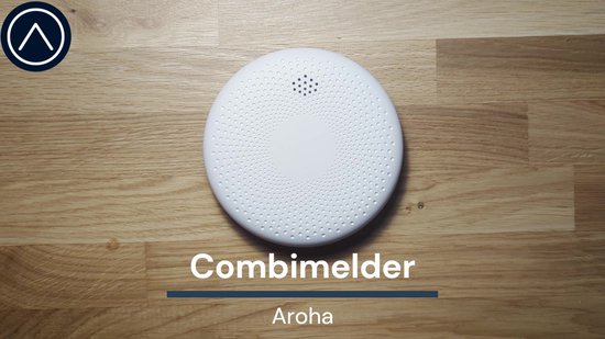 Aroha Safety Pro Combimelder - 10 jaar batterij - Rookmelder & Koolmonoxidemelder - Aroha Sleep Line - Slaapkamer vriendelijke CO melder & Brandmelder