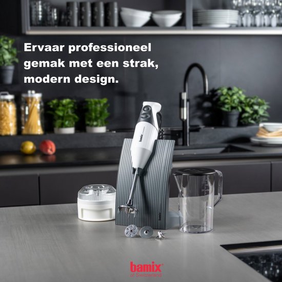 Bamix Staafmixer Swissline M200 Silver - 200 W - Met Accessoires & Smart Helpers van Bamix — afbeelding 4