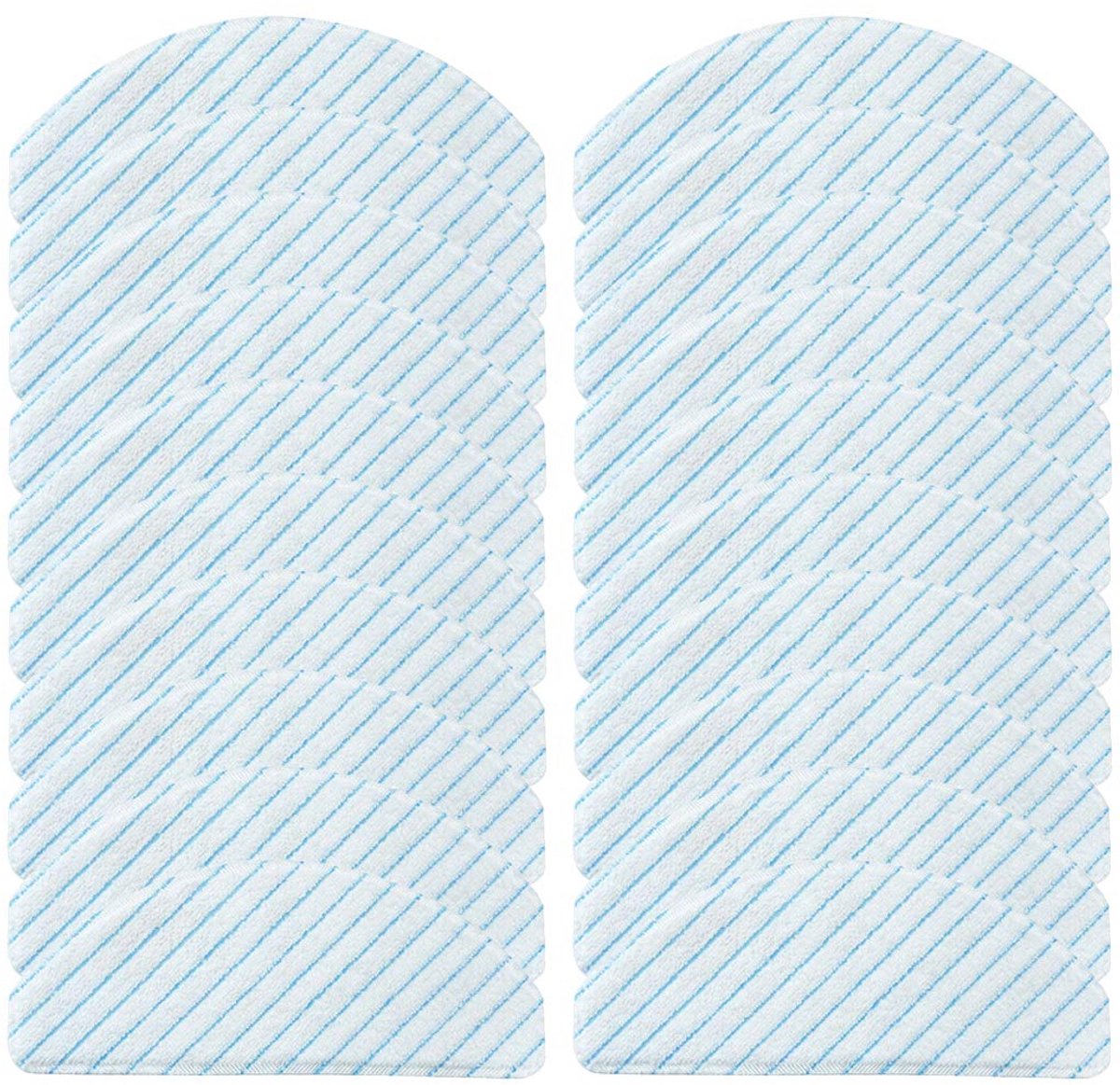 20 Pack Strong Rag For Ecovacs Deebot Ozmo T8 Aivi T8 MAX Vacuum Cleaner Parts
