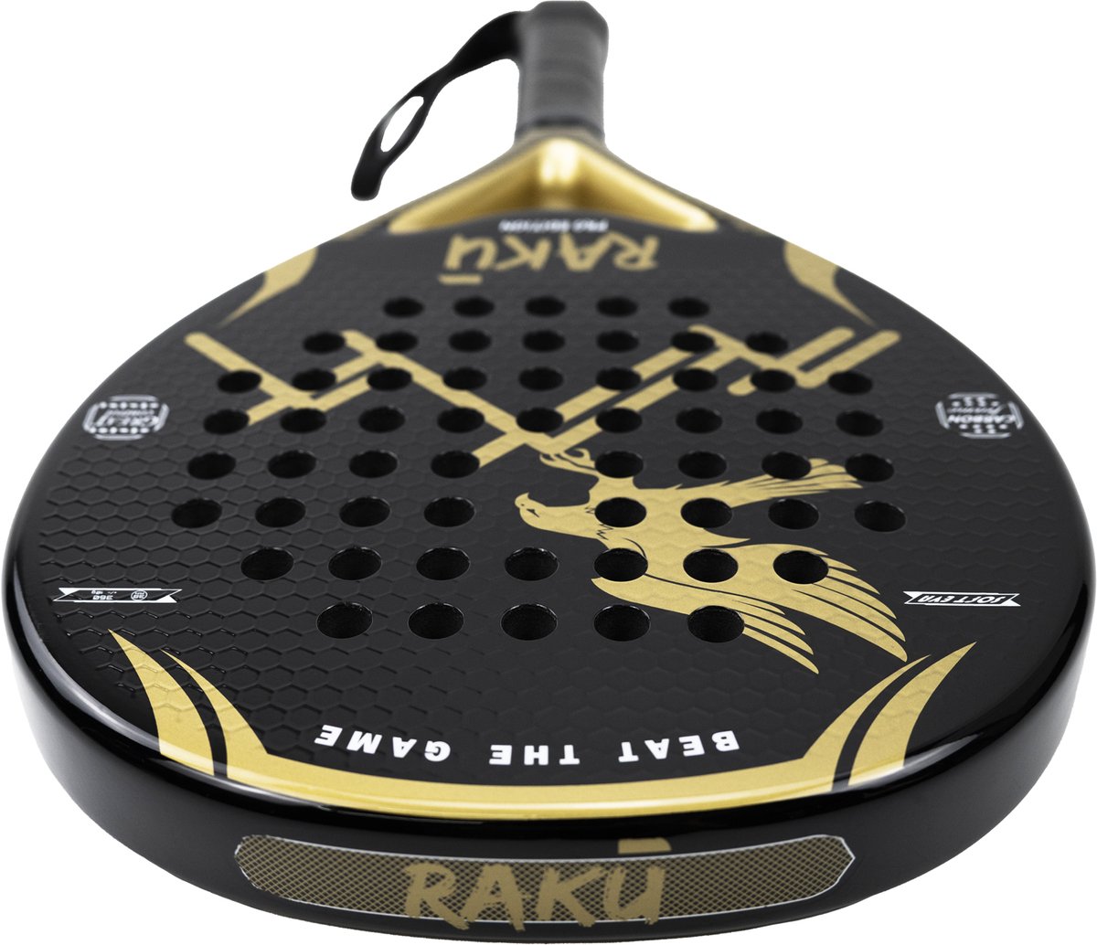 Raku Eagle Pro Series padel racket carbon thumbnail 3