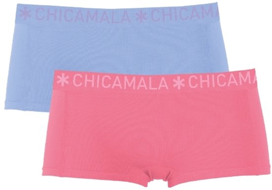 Chicamala Meisjes Boxershorts - 2 Pack - Maat 110/116 - Meisjes Onderbroeken